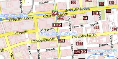 Friedrichstraße Berlin Stadtplan