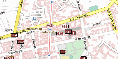 Stadtplan Holländisches Viertel