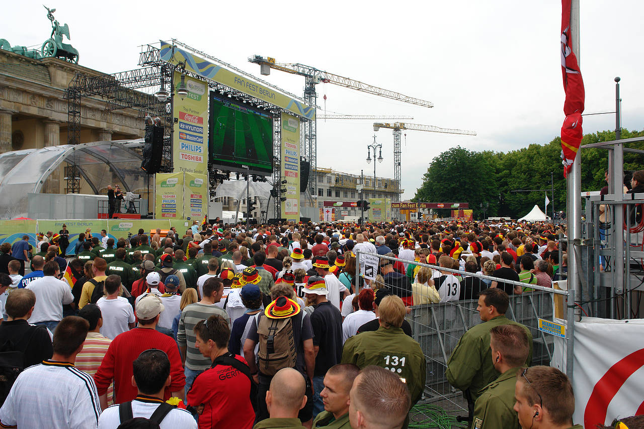 Foto Leinwand und Fans