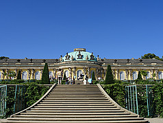 Sanssouci Ansicht Attraktion  in Berlin 