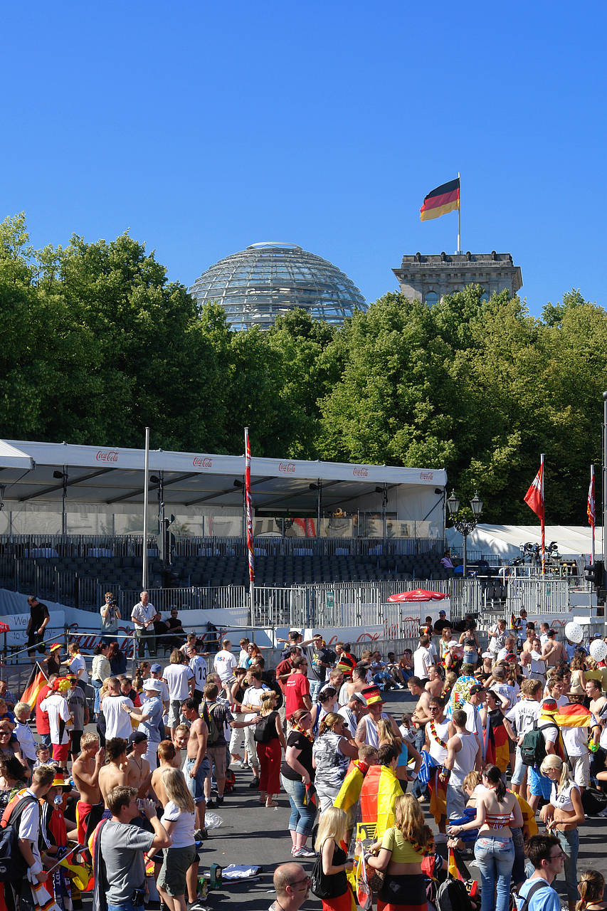 Foto Fanmeile am Reichstag