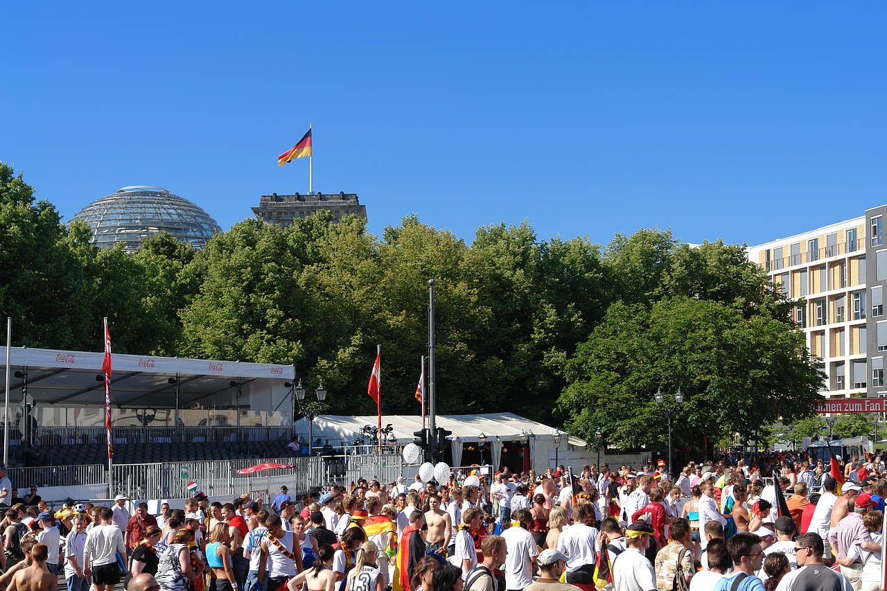 Fanmeile am Reichstag