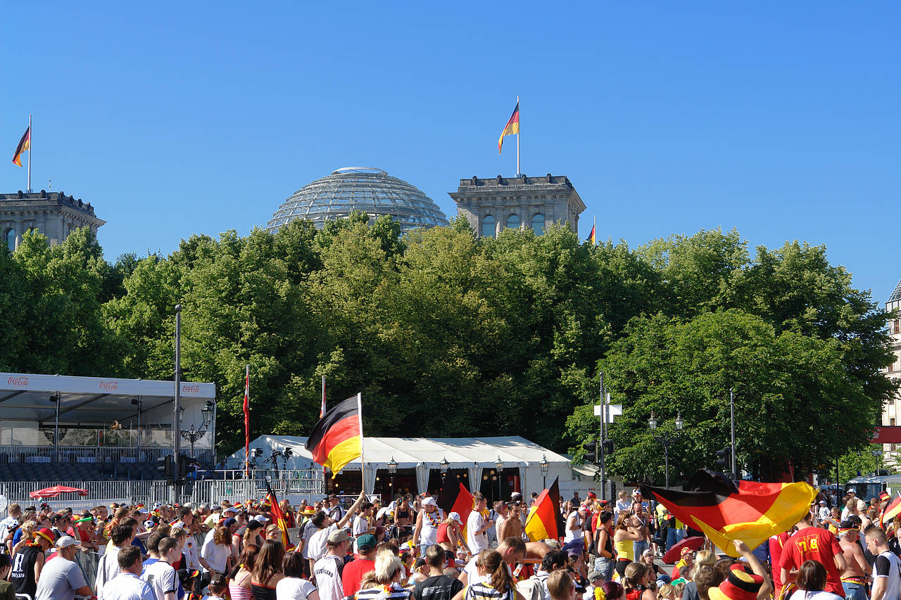 Fanmeile am Reichstag Foto 