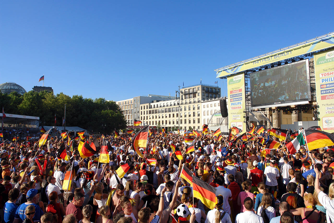 Foto Fanmeile am Reichstag