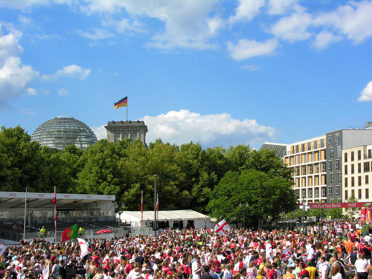 Fanmeile am Reichstag Foto 