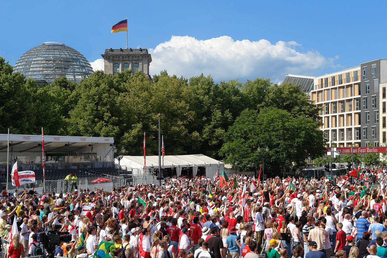 Fanmeile am Reichstag Foto 