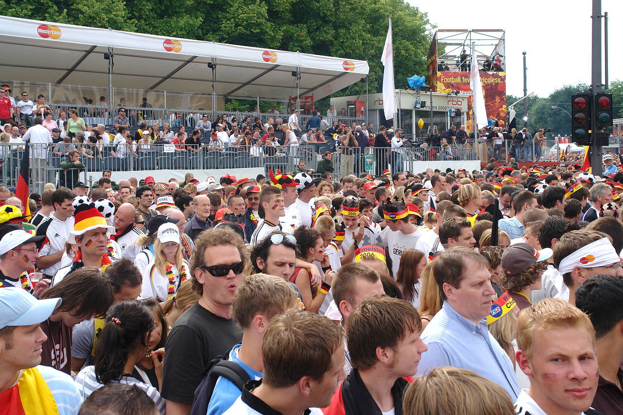 Foto Tribünen am Brandenburger Tor
