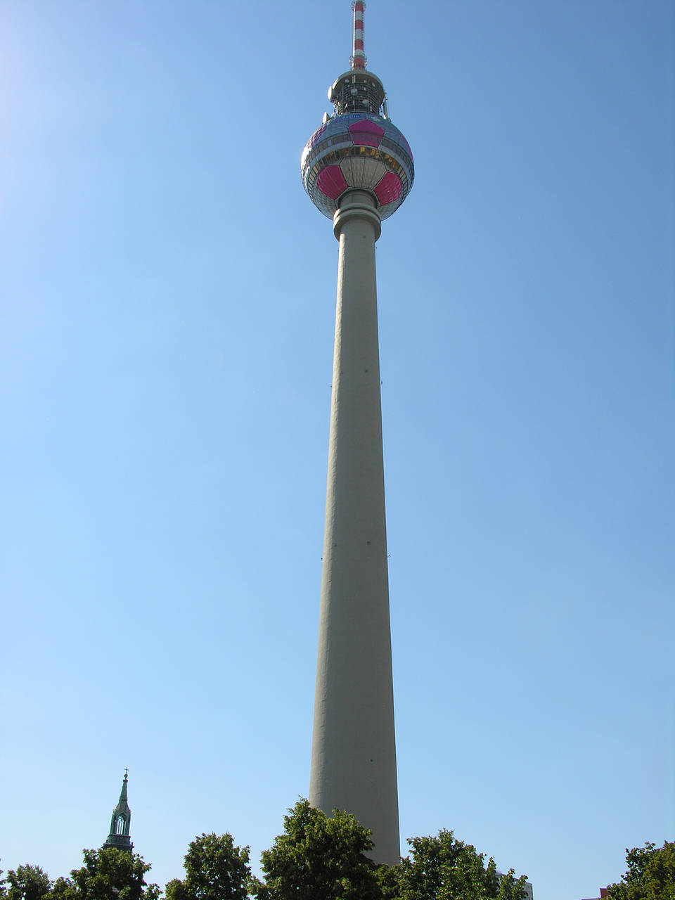 Fernsehturm und Bäume Foto 