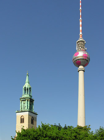 Fernsehturm und Marienkirche