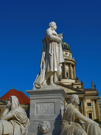 Fotos Schillerdenkmal mit dem Französischen Dom | Berlin