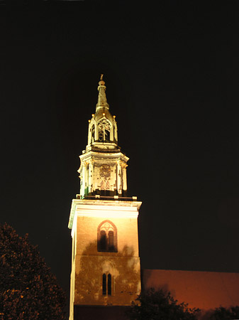 Marienkirche bei Nacht Foto 