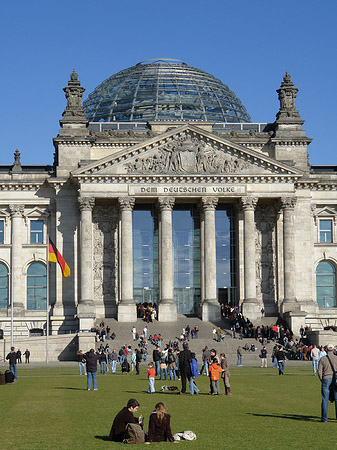 Fotos Touristen am Reichstag | Berlin