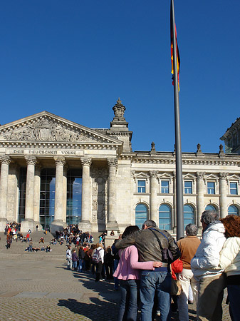 Fotos Touristen am Reichstag | Berlin