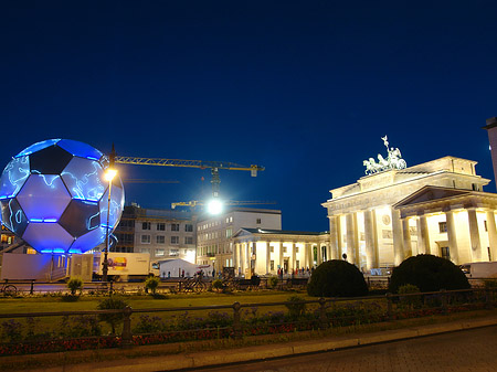 Foto Brandenburger Tor bei Nacht - Berlin
