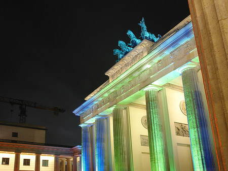Brandenburger Tor bei Nacht Fotos