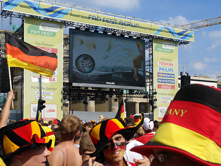 Bühne auf dem Fanfest