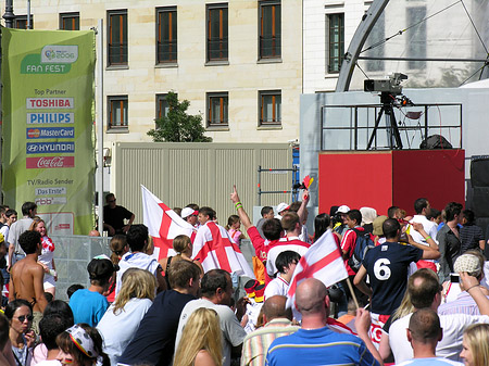 Foto Englische Fans - Berlin