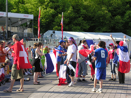 Foto Fans aus Frankreich - Berlin