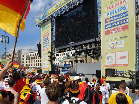 Foto Leinwand und Fans - Berlin