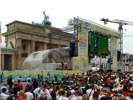 Leinwand und Fans Foto 