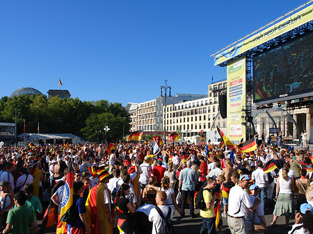 Leinwand und Fans