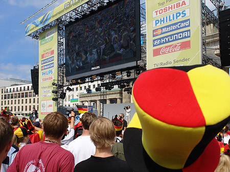 Leinwand und Fans