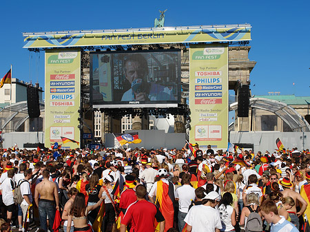 Foto Leinwand und Fans - Berlin