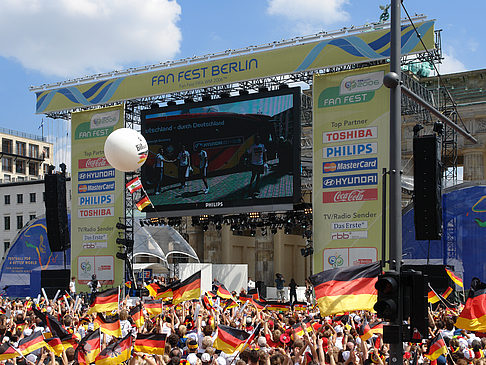 Leinwand und Fans Foto 