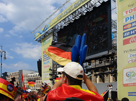 Leinwand und Fans Foto 