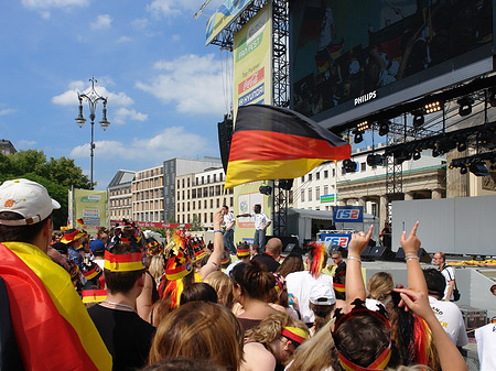 Leinwand und Fans Foto 