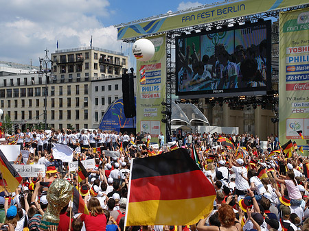 Foto Leinwand und Fans - Berlin
