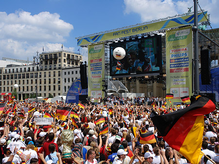 Leinwand und Fans Foto 