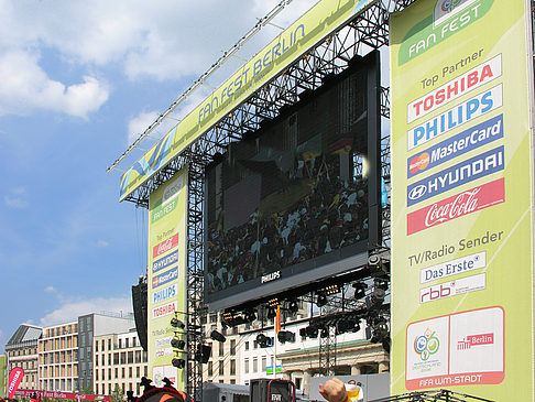 Leinwand und Fans Foto 