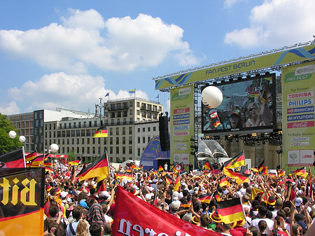 Leinwand und Fans Foto 