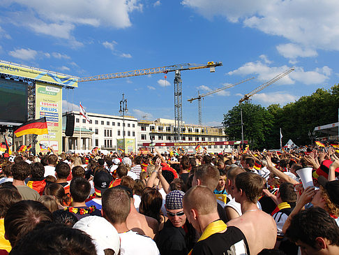 Leinwand und Fans