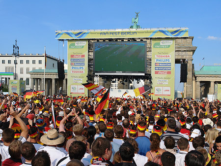 Leinwand und Fans Foto 
