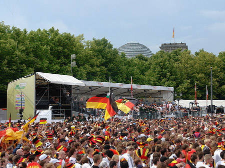 Foto Tribünen am Brandenburger Tor - Berlin