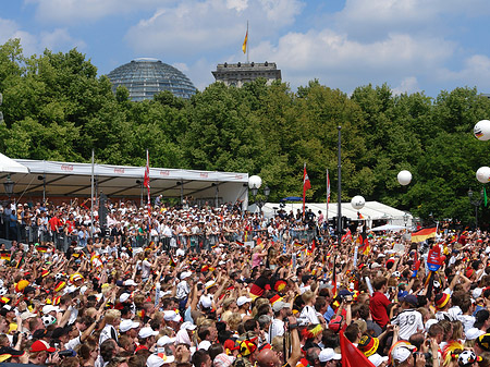 Foto Tribünen am Brandenburger Tor - Berlin