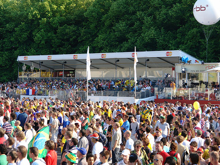 Fotos Tribünen am Brandenburger Tor