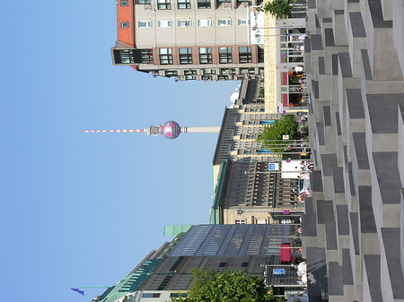 Foto Fernsehturm vom Potsdamer Platz
