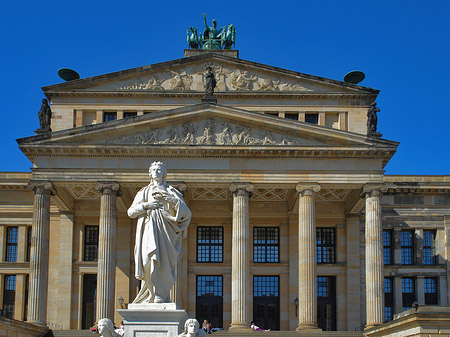 Foto Schillerdenkmal mit Konzerthaus