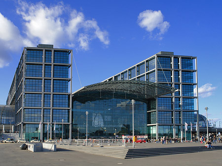 Blick auf den Hauptbahnhof Foto 