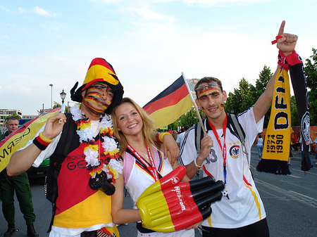 Foto Straßenjubel