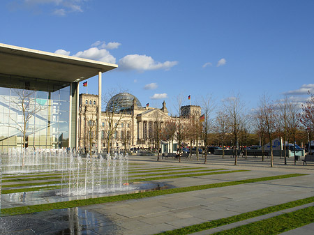 Fotos Paul-Löbe-Bau und Reichstag