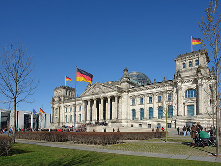 Fotos Blick auf Reichstag