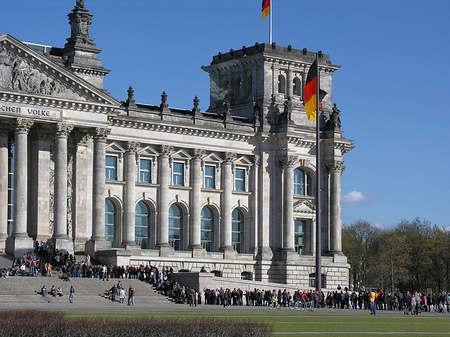 Fotos Touristen am Reichstag | Berlin