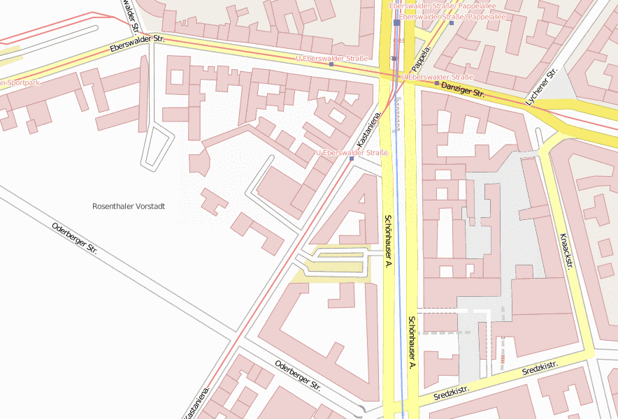 Prater Garten Stadtplan Mit Luftaufnahme Und Unterk nften Von Berlin